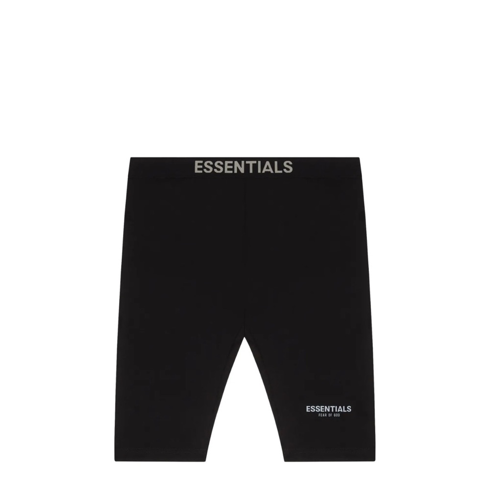 Fear Of God Essentials Black Biker Shorts Small